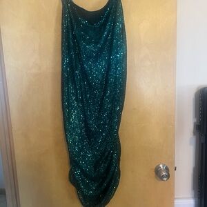 Fashion Nova Emerald Sequin Mini Dress